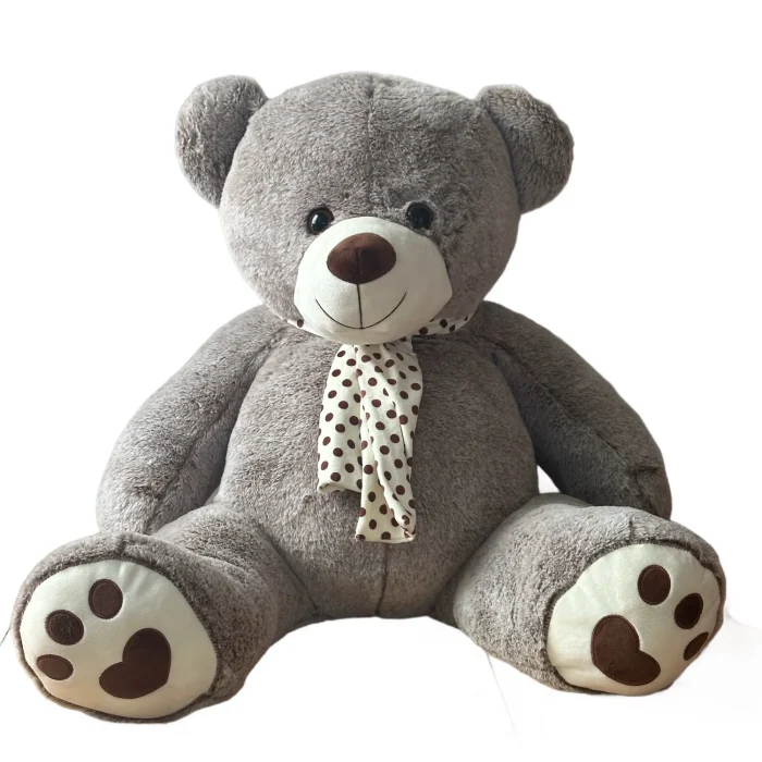 Factory Price Large Size Ribbon Bear Plush Toy Cuddle Doll Soft Stuffed Toy Happy Gift - Image 1