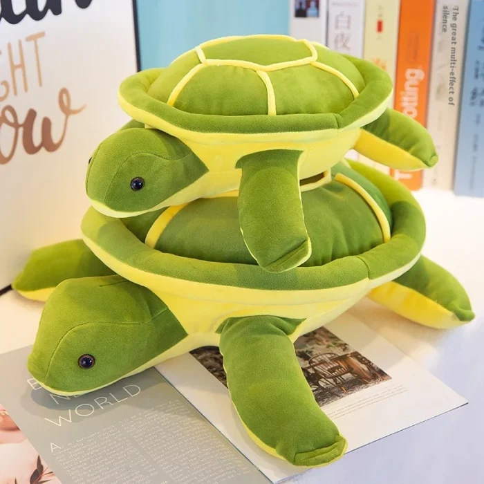Wholesale Plush Toy Simulation Sea Turtle Doll Embroidered Animal Gift Pillow for Girls for Stress Relief Valentine's Day Hot - Image 1