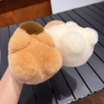 Fashion Women Natural Rabbit Fur Capybara Key Chain Charm Fashion Plush Car Keychain Bag Pendant Party Gift - Image 3