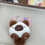 Fashionable and Cute Bag Pendant Gift Plush DIY Handmade Keychain for Girls - Image 6
