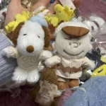 Classic Comic Character Universal Studios Osaka Winter Charlie Brown Plush Doll Cute Bag Pendant - Image 6