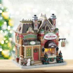 Women's Clothing Store Resin Craft Ornaments Creative Christmas House Resin Building Decorations Christmas  Statue Gifts - Image 6