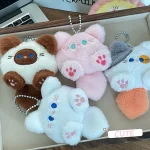Fashionable and Cute Bag Pendant Gift Plush DIY Handmade Keychain for Girls