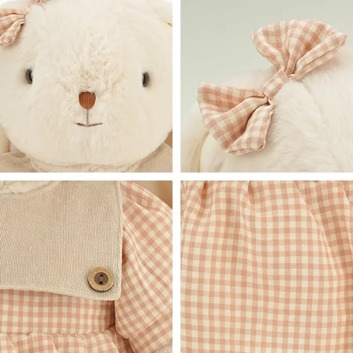 Stuffed Animals Cute Sweet Rabbit Soft Plush Toy for Sleep Hug Comfort for Parties and Children's Birthday Gift Valentine's Day - Image 4