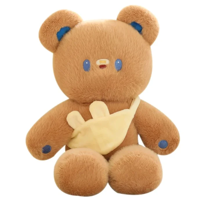 Cute Bear Rag Doll Plush Toy Comfortable Sleeping Pillow Girls' Birthday Gift for Stress Relief Washed Technics - Image 1