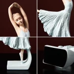 Hot Selling Luxury Ballet Girls  Ornaments Abstract Resin Plastic Homemade Christmas Ornaments for Home Decorations - Image 4