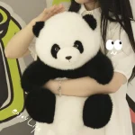Huahua Panda Stuffed Animal Toys Kids Other Educational Toys Plush Keychains Plush Figure  Animal Toys for Children Toddler - Image 4