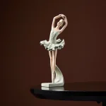 Hot Selling Luxury Ballet Girls  Ornaments Abstract Resin Plastic Homemade Christmas Ornaments for Home Decorations - Image 2
