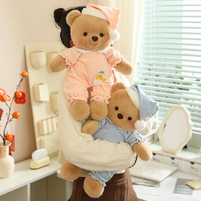 Yanxiannv Cpc Promotional Custom Stuffed Plush Pig Animal Toys Sleeping Cap Elephant Bear Bunny Toy - Image 3